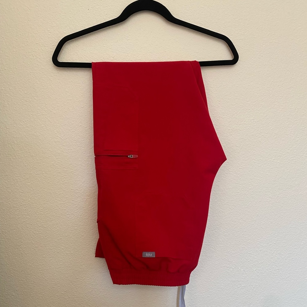 Red Yola pants